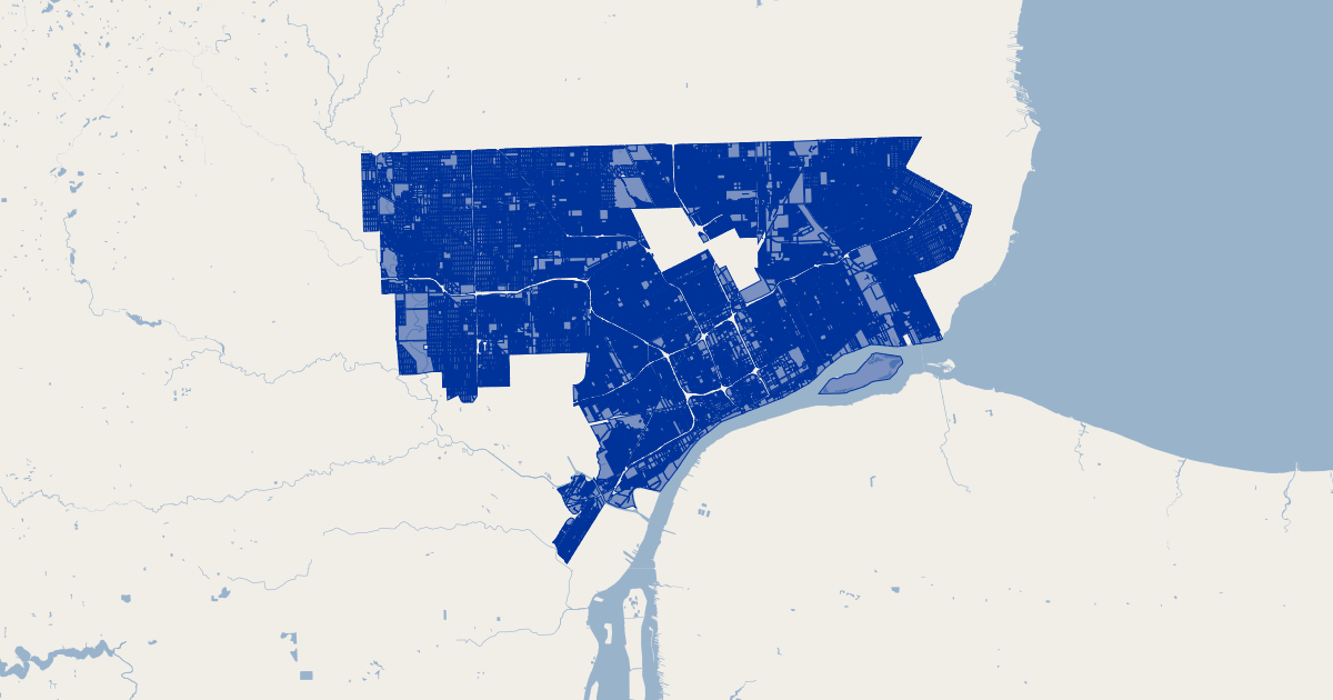 Detroit Zoning Map Interactive City Of Detroit, Michigan Zoning | Gis Map Data | City Of Detroit, Michigan  | Koordinates