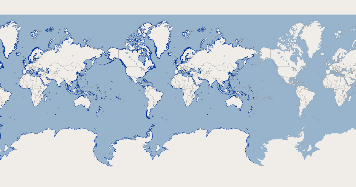 world coastline shapefile