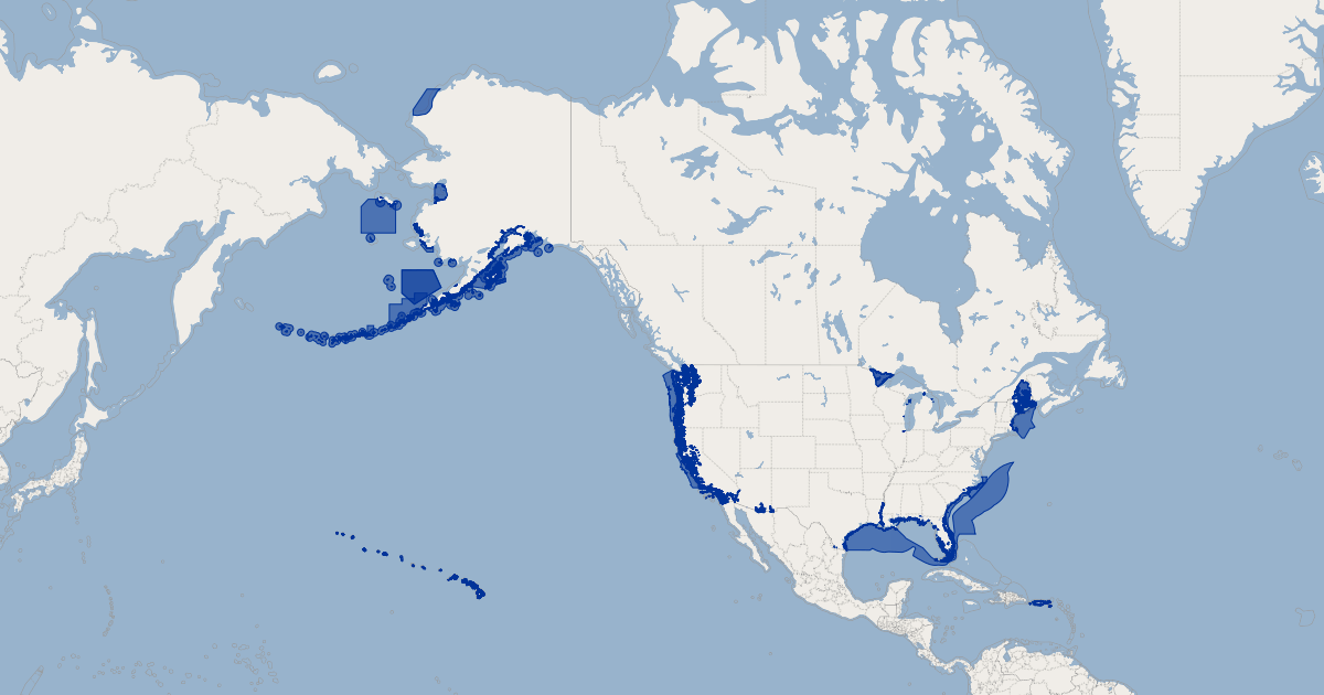 US Critical Habitat Designations North America GIS Map Data US