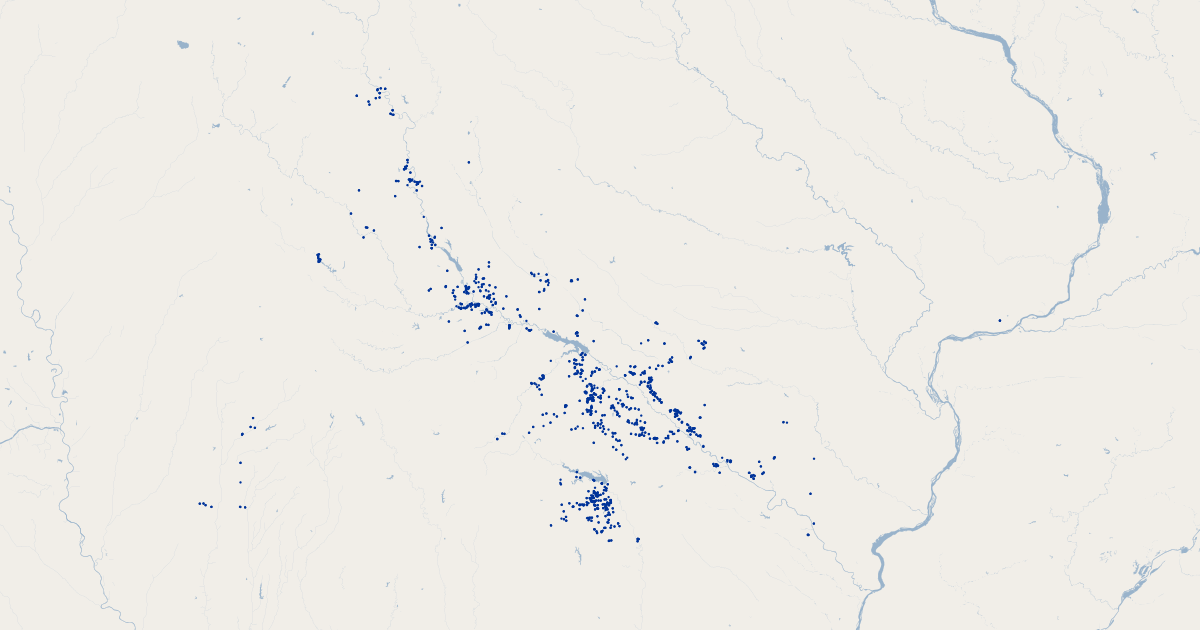 Iowa Coal Mine Entrances GIS Map Data State of Iowa Koordinates