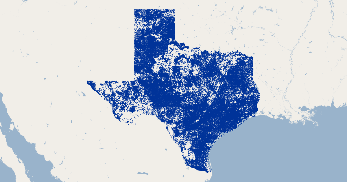 Texas Water Development Board Groundwater - Texas | GIS Map Data