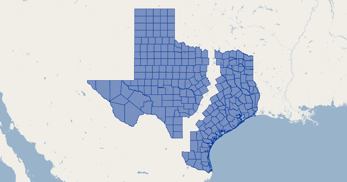 Texas Counties - Texas | GIS Map Data | Texas Department of