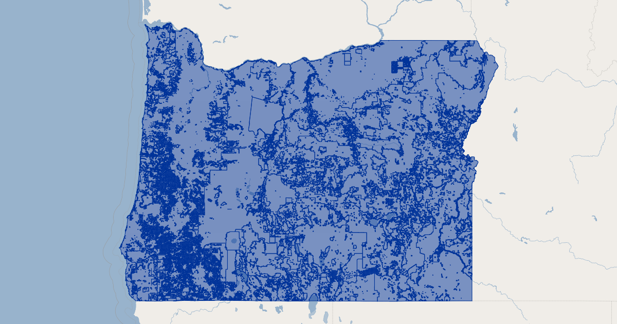 Oregon Public Land Ownership (2003) - Oregon | GIS Map Data | State of ...