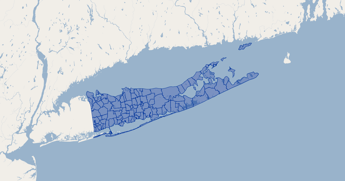 Suffolk County, New York Fire Districts | GIS Map Data | Suffolk County ...