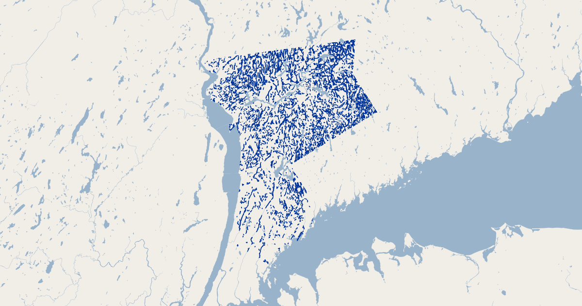 Westchester County, New York Hydric Soil Wetlands | GIS Map Data ...