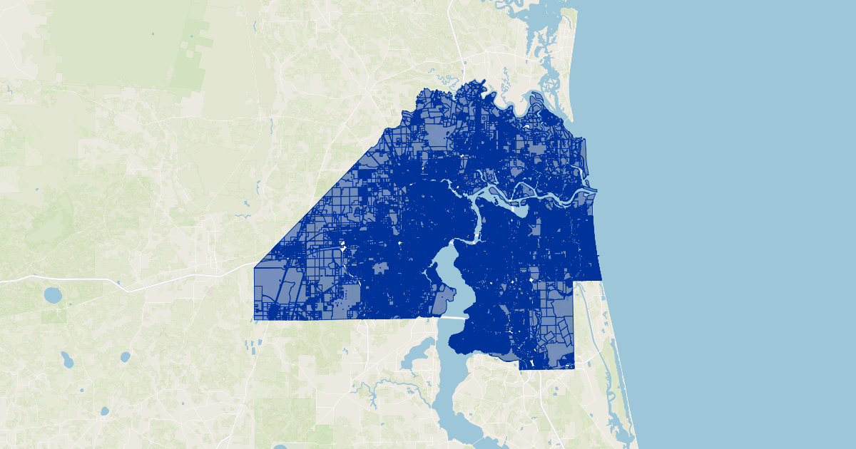 Jackonsville, FL Parcels GIS Map Data City of Jacksonville, Florida