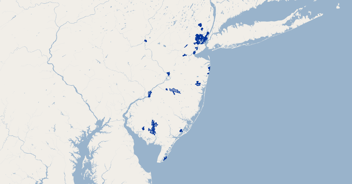 New Jersey Urban Enterprise Zones GIS Map Data State of New Jersey